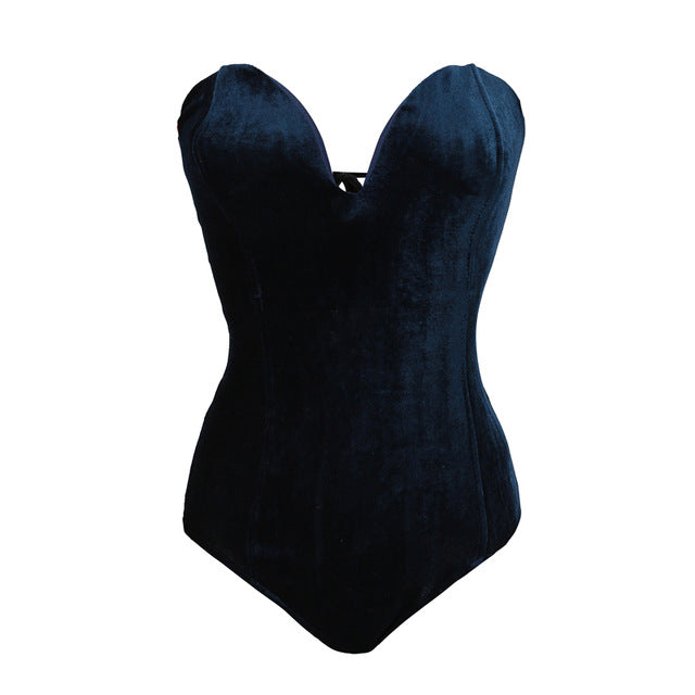 Velvet Baby-Cakes Strapless Backless Bodysuit