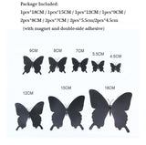 12Pcs/set 3D black Pteris Butterfly Wall Sticker Magnet Stickers - Woodland Gatherer Woodland Gatherer | Australian Online Gift Store | Gifts & Treasures | Special Occasions & Everyday Fun | Whimsical Treats | Costumes | Jewellery | Fashion | Crafting DIY | Stationery | Boho Festival Fashion | Home Decor & Fittings     Afterpay Available Paypal Available Humm Available Worldwide Shipping Available