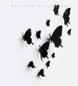 12Pcs/set 3D black Pteris Butterfly Wall Sticker Magnet Stickers - Woodland Gatherer Woodland Gatherer | Australian Online Gift Store | Gifts & Treasures | Special Occasions & Everyday Fun | Whimsical Treats | Costumes | Jewellery | Fashion | Crafting DIY | Stationery | Boho Festival Fashion | Home Decor & Fittings     Afterpay Available Paypal Available Humm Available Worldwide Shipping Available