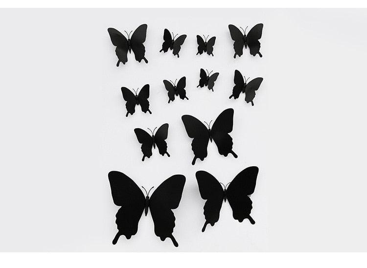 12Pcs/set 3D black Pteris Butterfly Wall Sticker Magnet Stickers - Woodland Gatherer Woodland Gatherer | Australian Online Gift Store | Gifts & Treasures | Special Occasions & Everyday Fun | Whimsical Treats | Costumes | Jewellery | Fashion | Crafting DIY | Stationery | Boho Festival Fashion | Home Decor & Fittings     Afterpay Available Paypal Available Humm Available Worldwide Shipping Available