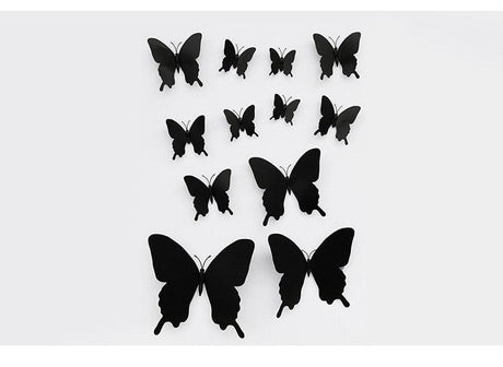 12Pcs/set 3D black Pteris Butterfly Wall Sticker Magnet Stickers - Woodland Gatherer Woodland Gatherer | Australian Online Gift Store | Gifts & Treasures | Special Occasions & Everyday Fun | Whimsical Treats | Costumes | Jewellery | Fashion | Crafting DIY | Stationery | Boho Festival Fashion | Home Decor & Fittings     Afterpay Available Paypal Available Humm Available Worldwide Shipping Available