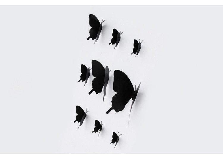 12Pcs/set 3D black Pteris Butterfly Wall Sticker Magnet Stickers - Woodland Gatherer Woodland Gatherer | Australian Online Gift Store | Gifts & Treasures | Special Occasions & Everyday Fun | Whimsical Treats | Costumes | Jewellery | Fashion | Crafting DIY | Stationery | Boho Festival Fashion | Home Decor & Fittings     Afterpay Available Paypal Available Humm Available Worldwide Shipping Available