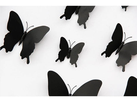12Pcs/set 3D black Pteris Butterfly Wall Sticker Magnet Stickers - Woodland Gatherer Woodland Gatherer | Australian Online Gift Store | Gifts & Treasures | Special Occasions & Everyday Fun | Whimsical Treats | Costumes | Jewellery | Fashion | Crafting DIY | Stationery | Boho Festival Fashion | Home Decor & Fittings     Afterpay Available Paypal Available Humm Available Worldwide Shipping Available