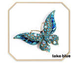 Big Sparkly Butterfly Brooches