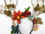 Autumn Leaves Dryad Antler Headpiece
