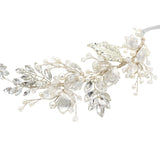 Silver Leaf Bridal Tiara