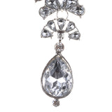 Gatsby Lux Multi Layered Imitation Pearl and Crystal Statement Necklace