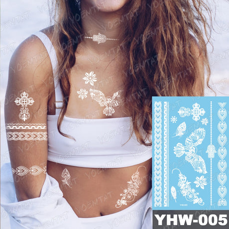 White Mandala Tattoos