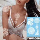 White Mandala Tattoos