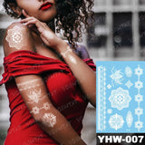 White Mandala Tattoos