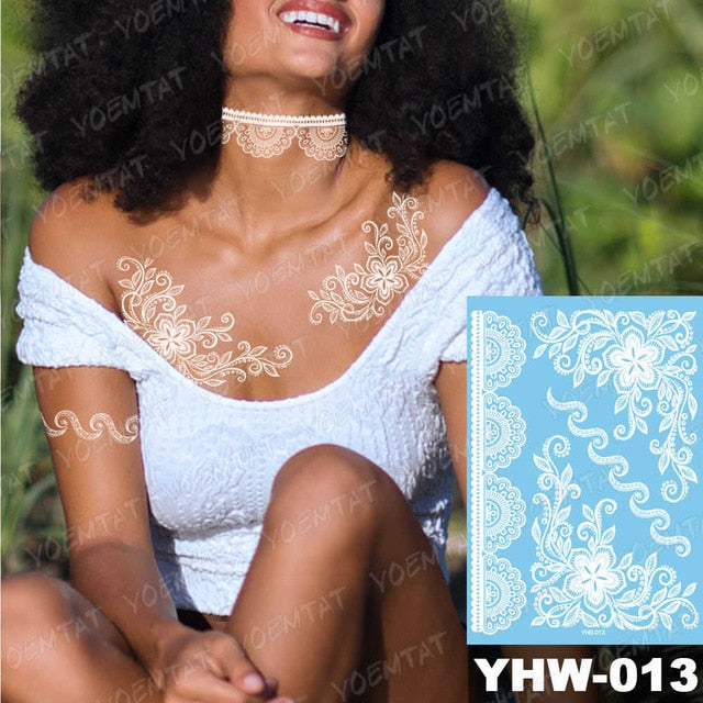 White Mandala Tattoos