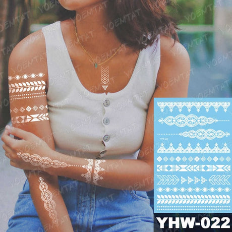 White Mandala Tattoos