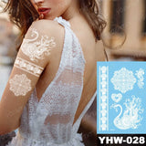 White Mandala Tattoos