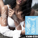 White Mandala Tattoos