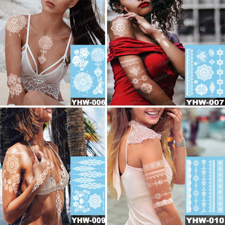 White Mandala Tattoos