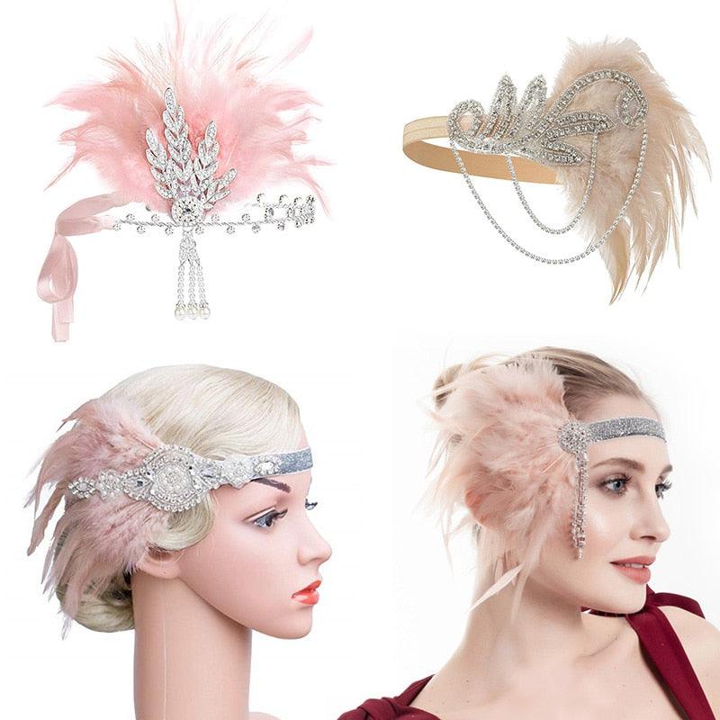 1920s Flapper Headband Great Gatsby Headpiece - Woodland Gatherer Woodland Gatherer | Australian Online Gift Store | Gifts & Treasures | Special Occasions & Everyday Fun | Whimsical Treats | Costumes | Jewellery | Fashion | Crafting DIY | Stationery | Boho Festival Fashion | Home Decor & Fittings     Afterpay Available Paypal Available Humm Available Worldwide Shipping Available