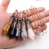 Divination Pendulums Natural Crystal Healing Stones