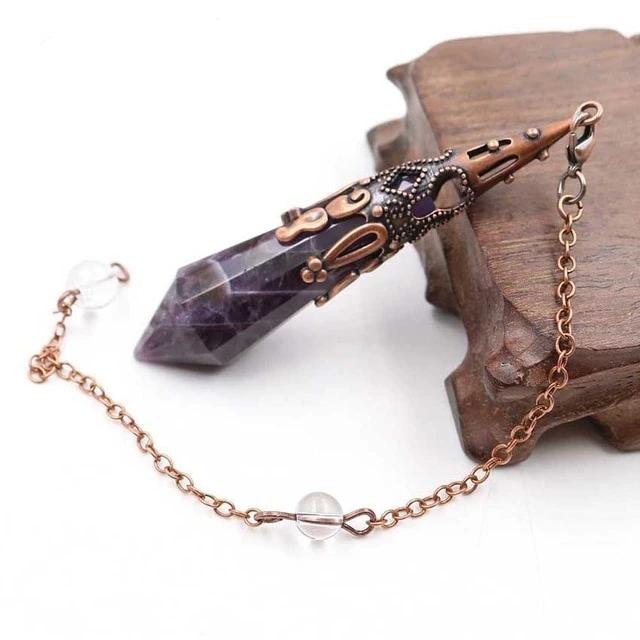 Divination Pendulums Natural Crystal Healing Stones