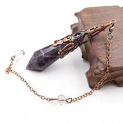 Divination Pendulums Natural Crystal Healing Stones