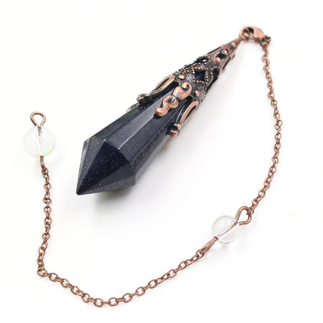 Divination Pendulums Natural Crystal Healing Stones