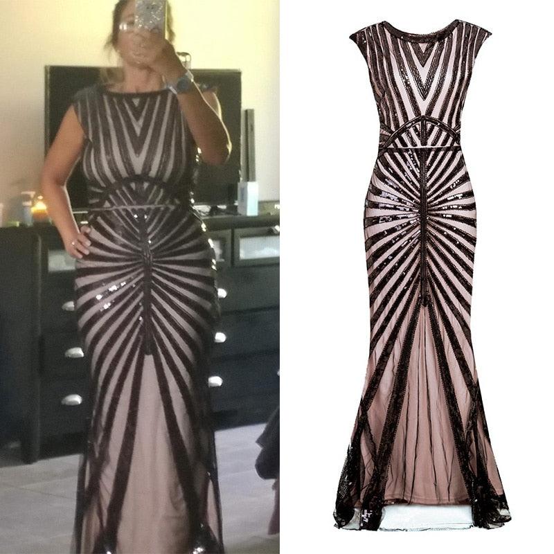 1920s Flapper Long Gown Beaded Sequin Great Gatsby Formal Party Dress (Black, Pink, Green, Silver) - Woodland Gatherer Woodland Gatherer | Australian Online Gift Store | Gifts & Treasures | Special Occasions & Everyday Fun | Whimsical Treats | Costumes | Jewellery | Fashion | Crafting DIY | Stationery | Boho Festival Fashion | Home Decor & Fittings     Afterpay Available Paypal Available Humm Available Worldwide Shipping Available