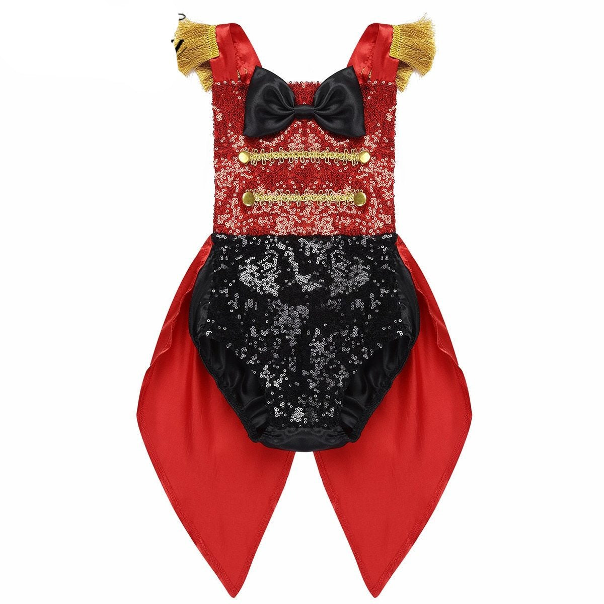 Baby Girl Greatest Ringmaster Vintage Circus Sequinned Costume