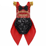 Baby Girl Greatest Ringmaster Vintage Circus Sequinned Costume