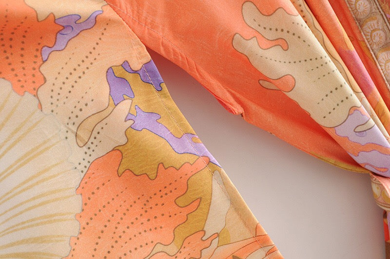 Mermaid Coral's Kimono
