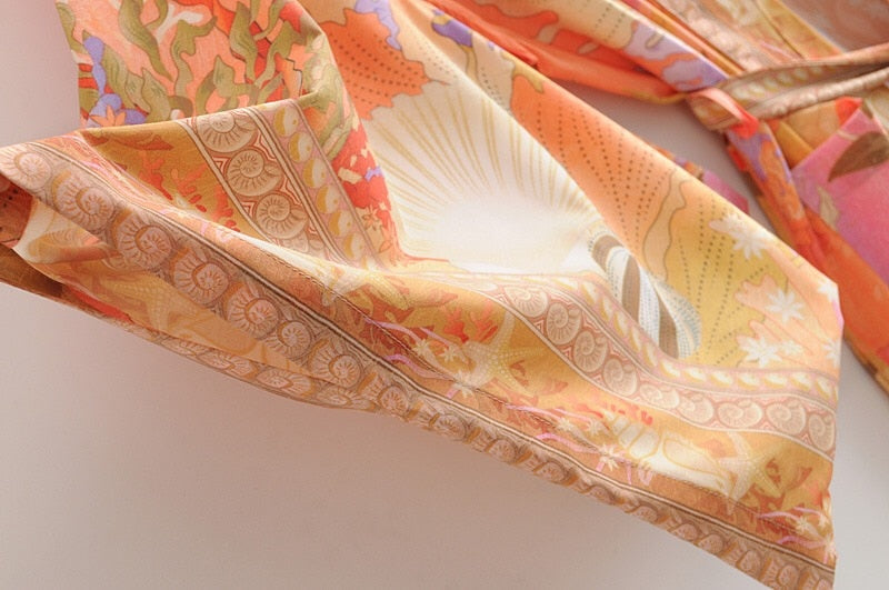 Mermaid Coral's Kimono