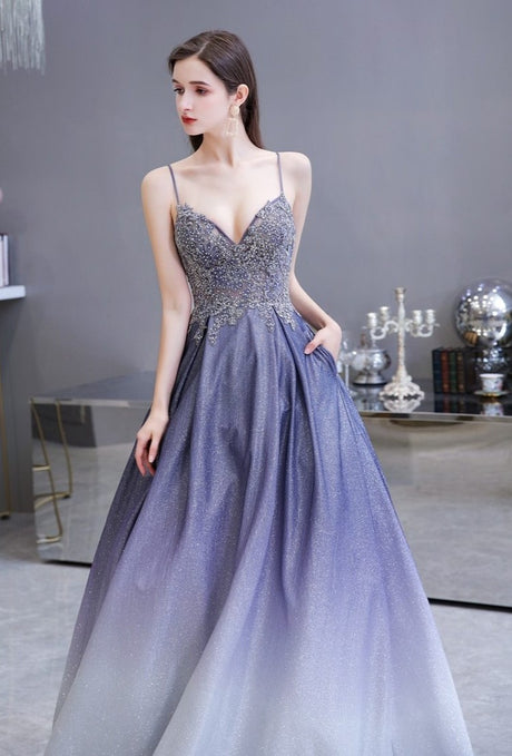 Galaxy Gradient Formal Dresses