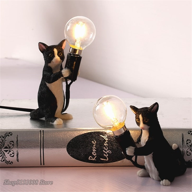 Kitty Cat Table Lights Desk Lamps