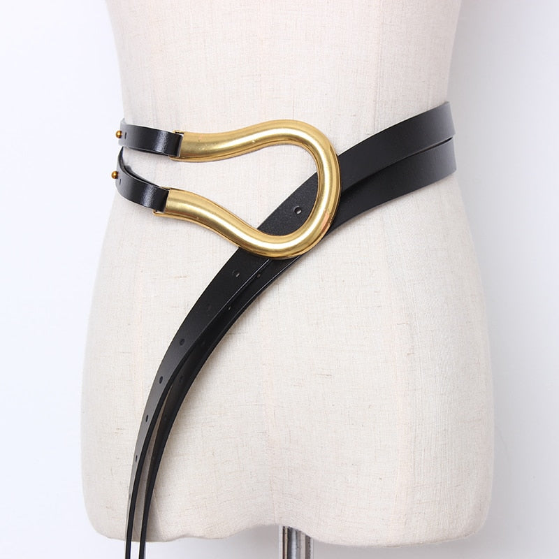 Puss'n Boots' Soft Faux Leather Knotted Belt