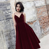 Damsel in Velvet Evening Dress