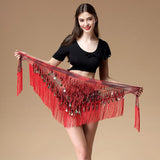 Gypsy Life Belly Dancing Fringed Hip Scarf