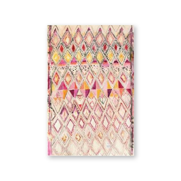 Moroccan Rug Pink Posters and Prints Eclectic Home Decor