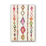 Moroccan Rug Pink Posters and Prints Eclectic Home Decor