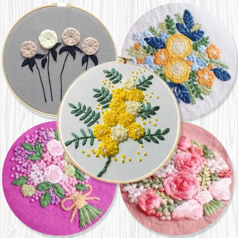 Wattle Embroidery DIY Craft Kit