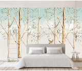 Elk Deer Forest Wall Murals Wallpaper