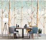 Elk Deer Forest Wall Murals Wallpaper