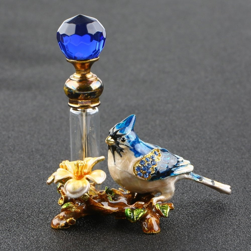 Blue Bird Woodland Potions Bottle