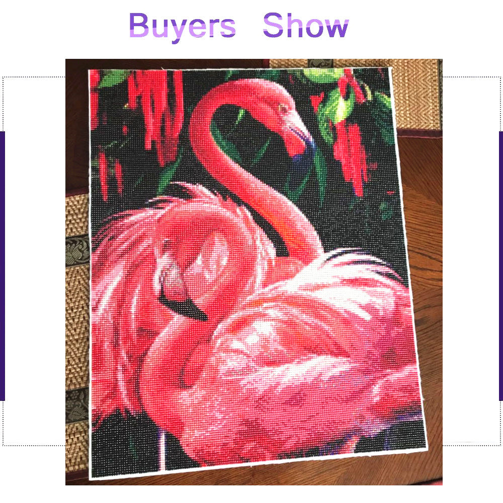 Flamingos DIY Crystal Mosaic Painting