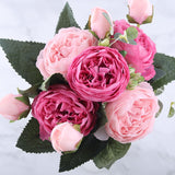 All The Colours Peonies Silk Artificial Flowers
