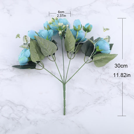 All The Colours Peonies Silk Artificial Flowers