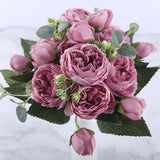 All The Colours Peonies Silk Artificial Flowers