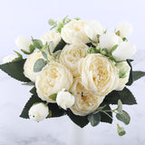 All The Colours Peonies Silk Artificial Flowers