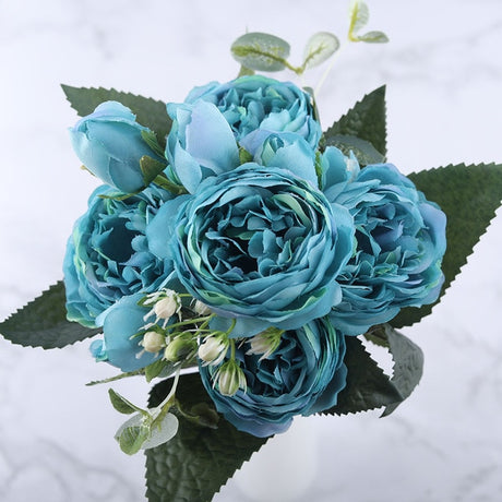All The Colours Peonies Silk Artificial Flowers