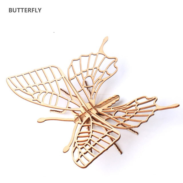 Insects DIY 3D Model Kit Wooden Puzzles