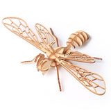 Insects DIY 3D Model Kit Wooden Puzzles