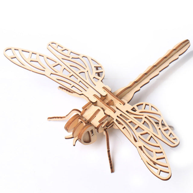 Insects DIY 3D Model Kit Wooden Puzzles