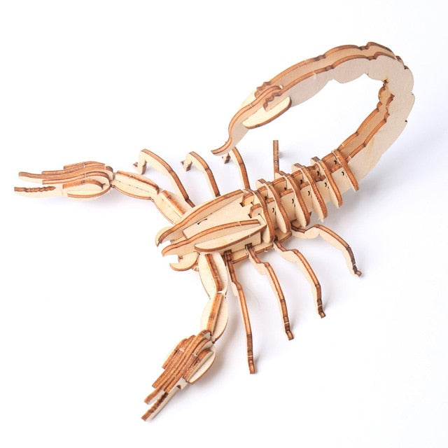 Insects DIY 3D Model Kit Wooden Puzzles
